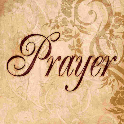 «Prayer Grace Love 2», reproduction sur toile tendue