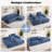 Boneless Alphonse Burwell 100" Chenille Compression Sectional Sofa – Convertible L-Shaped Plush Textured Couch with DIY Layout for Living Room, Apartment & Small Spaces-602182259