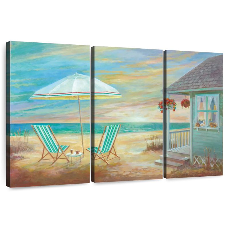 Gillard Beach Cottage Sunset, H 32 po x l 50 po
