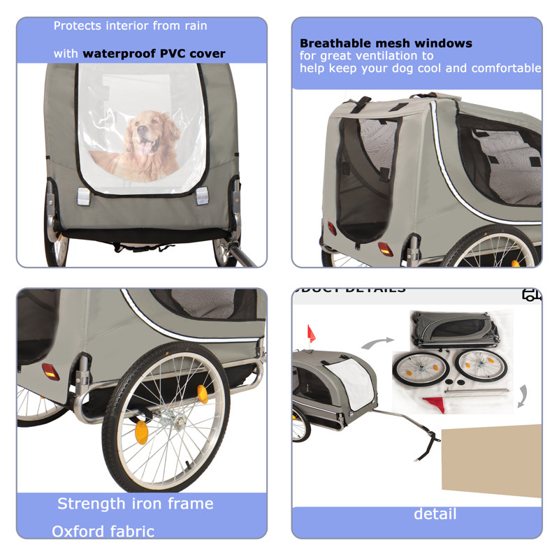 Foldable Pet Trailer
