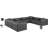 Ivion Upholstered U-Shaped Sectional Reversible-94884372