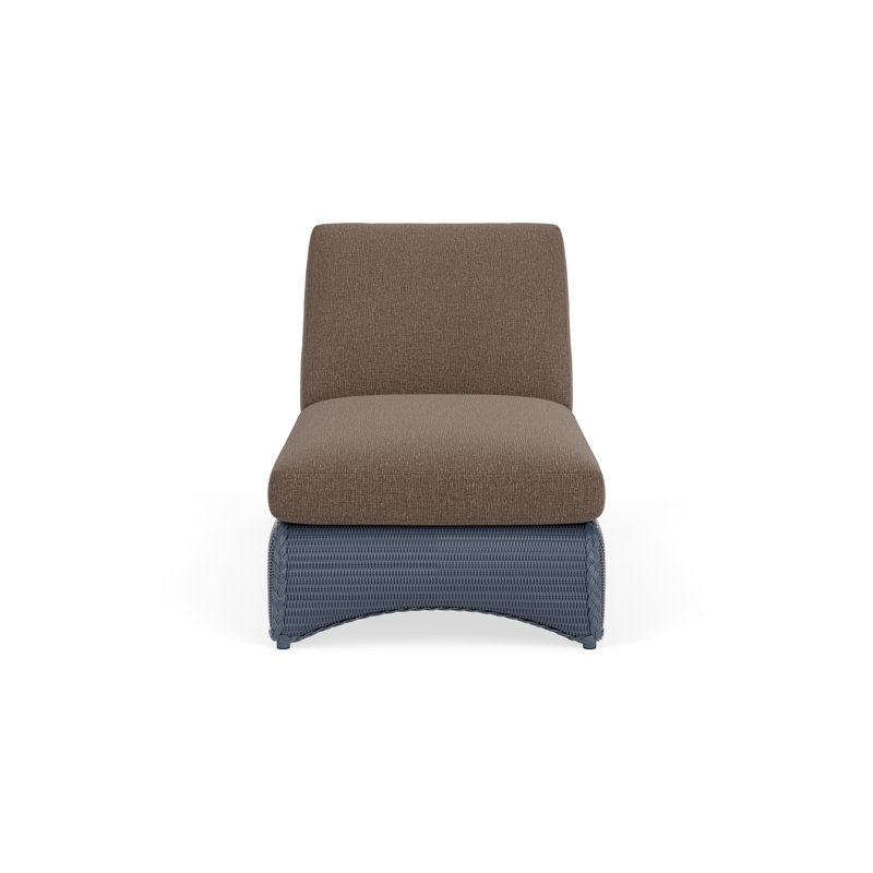 Loom Outdoor Chaise Lounge, Denim Blue, Deering Cadet