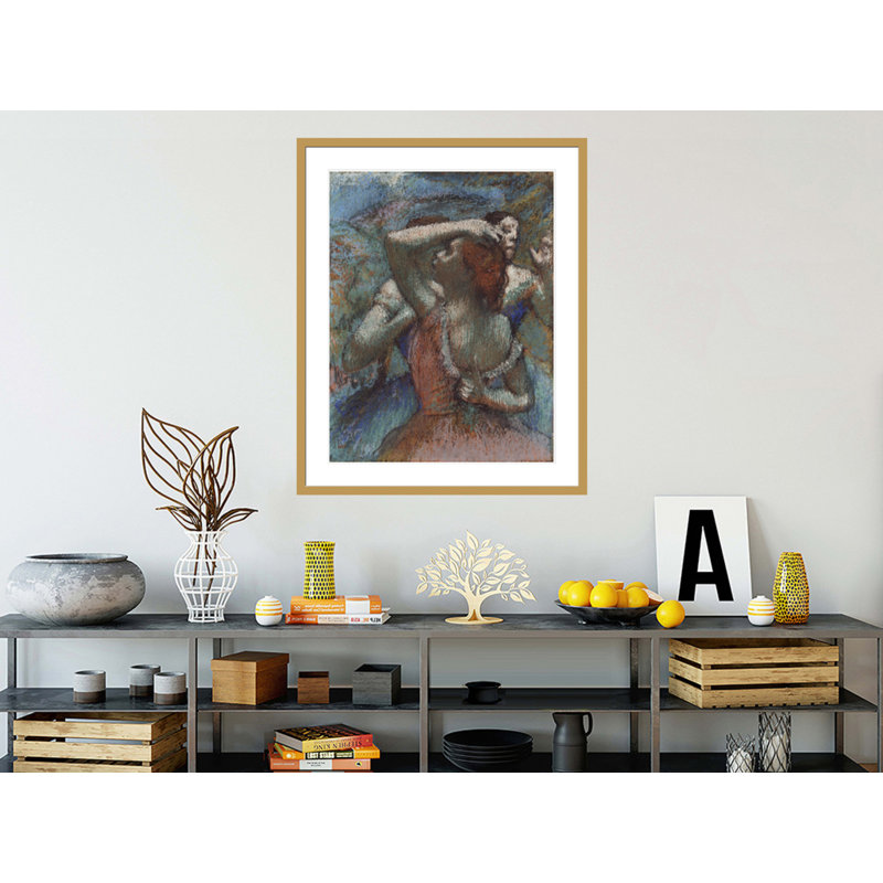 «Dancers» par Edgar Degas, impression giclée sur cadre, H 16,12 po x l 13,75 po