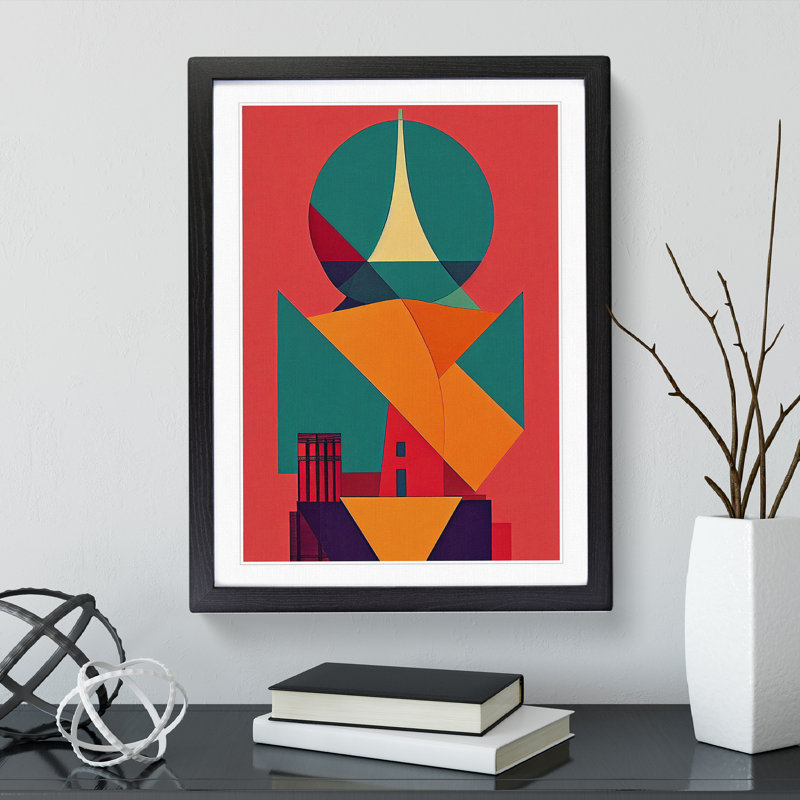 Bold Architecture No.1 - Print, White, Black Framed, 66cm H x 48cm W x 2cm D