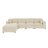 Corduroy U-Shaped Sectional-2112894714