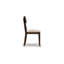 Ensemble de 2 chaises d'appoint Maly, coussin gris clair, dossier noir