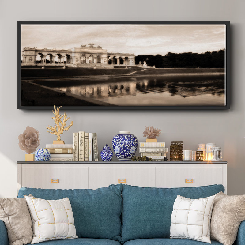 Gloriette Schonbrunn - toile encadrée, H 20 po x l 50 po