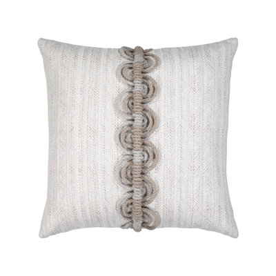 Dressage Pebble Outdoor Square Sunbrella® Pillow Cover & Insert