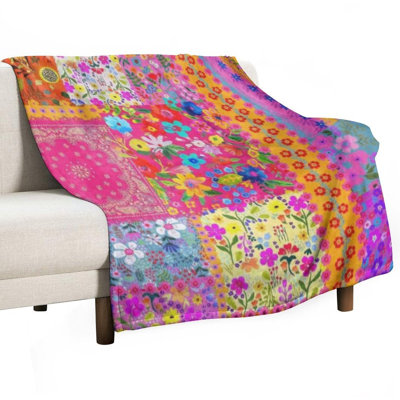 Jeté en flanelle Vibrant