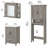 Edion Single Bathroom Vanity with Ceramic Top-77198334