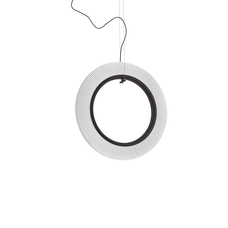 Roda 1 - Light Brown LED Statement Pendant, White