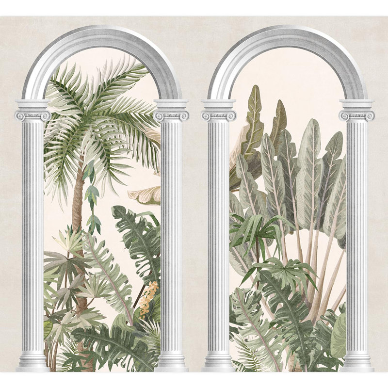Peel & Stick Floral Border, 132" L x 144" W