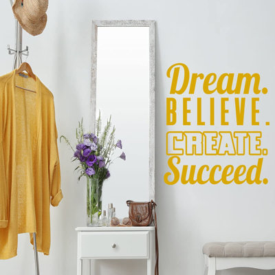 Adhésif décoratif chambre à coucher Quote