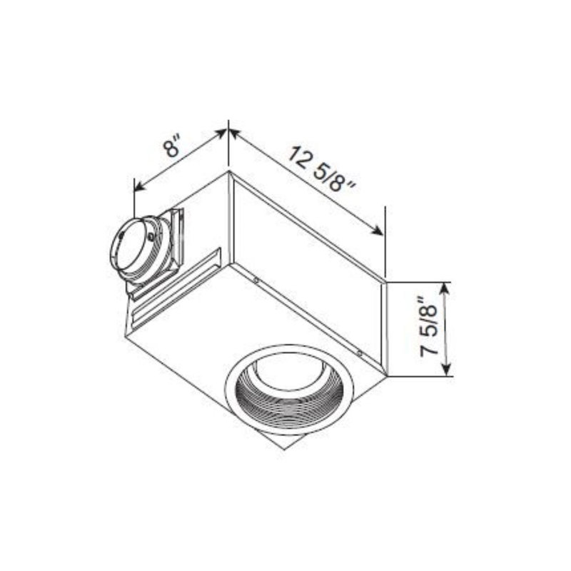 Fan-in-a-Can 80 CFM Bathroom Fan