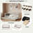 Upholstered Daybed With Trundle And Wood Slat-1188589977