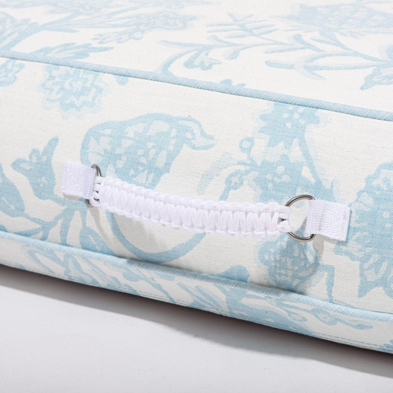 Pool Lounger - Hanalai Bay Blue Jacquard