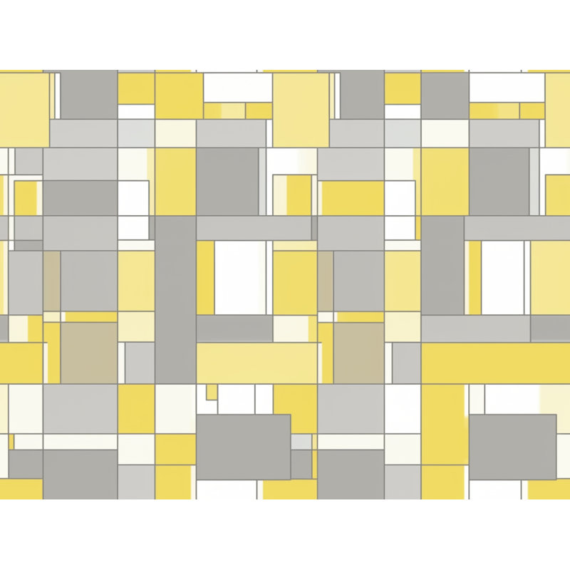 Tapis de bain Mondrian, H 84 po x l 70 po