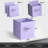 Sorbus 11-inch Storage Bins - Collapsible Fabric Storage Cubes with Handles, 12 Pack - Pastel Combo-378596867-378596866