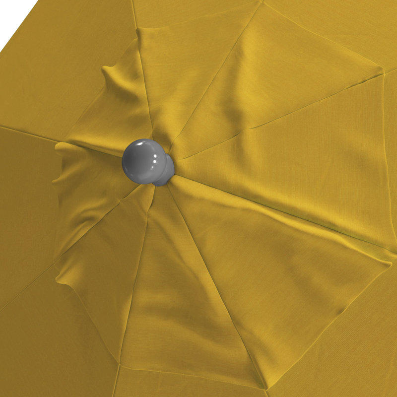 Parasol de marché 11 pi Laxmeena, Toile Sunbrella® jaune tournesol