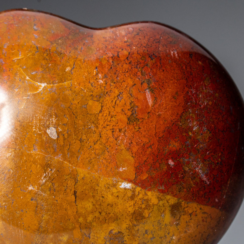 Petrified Wood Heart Cloche (0.55 Lbs)