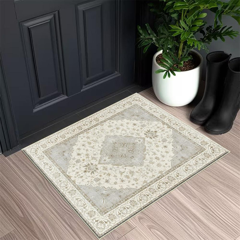 Moroccan Pattern Area Rug, Soft And Lightweight, Suitable For All Seasons, Easy To Maintain And Easy To Clean, Machine Washable Carpet Floor Mat, Suitable For Living Room, Bedroom, Dining Room, Balcony, Patio, Room Decor, Home Decor, Outdoor Decor