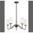 Higginson 5 - Light Chandelier in Black-788536558