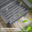 Fir Solid Wood Patio Dining Set Table,