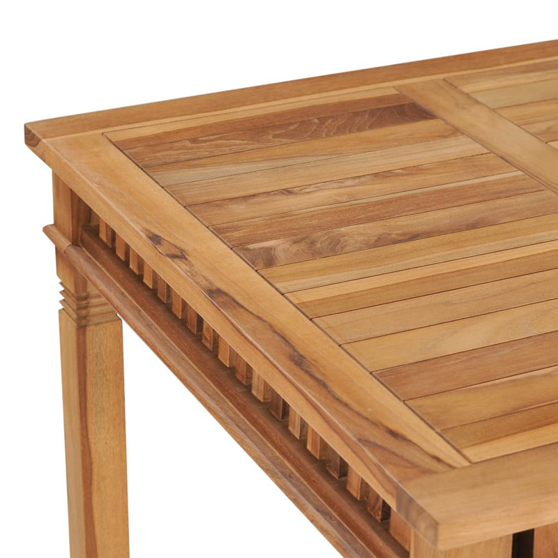Newsbury Teak Dining Table, 80cm H x 80cm W x 80cm  L
