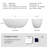 65" Freestanding Solid Surface Bathtub, Luxury Handcrafted Stone Resin Freestanding Soaking Bathtub With Overflow And Pop-Up Drain, Matte White-122018962