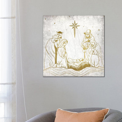 Nativity Gold by Kimberly Allen - Wrapped Canvas Gallery-Wrapped Canvas Giclée