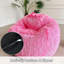 Housse pour fauteuil à billes en fausse fourrure Fluffy