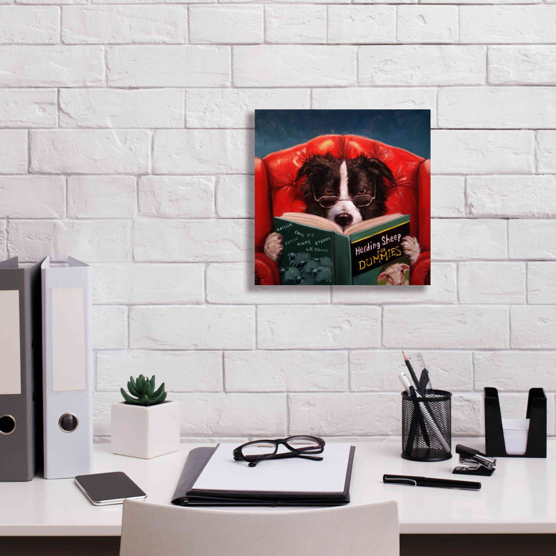 «Herding Sheep» par Lucia Heffernan, H 12 po x l 12 po x P 0,75 po