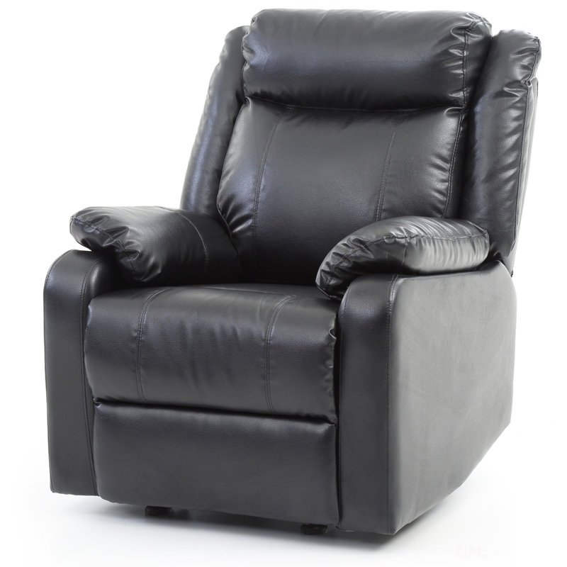 Fauteuil inclinable contemporain, Noir