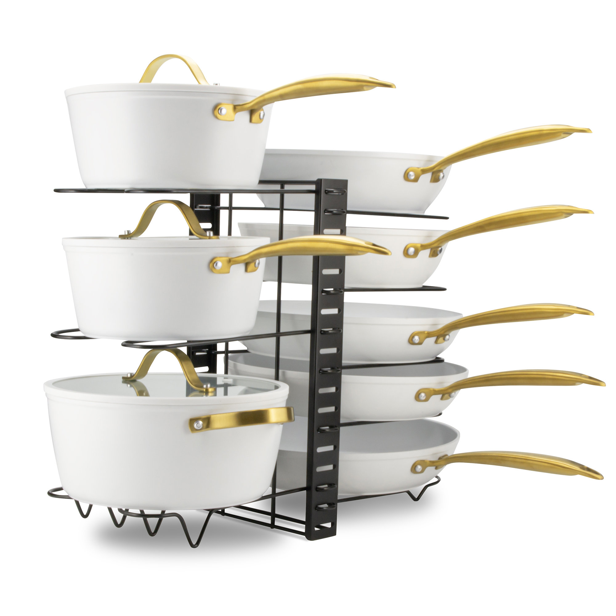 Prep & Savour 8 Tier Pot Rack | Wayfair