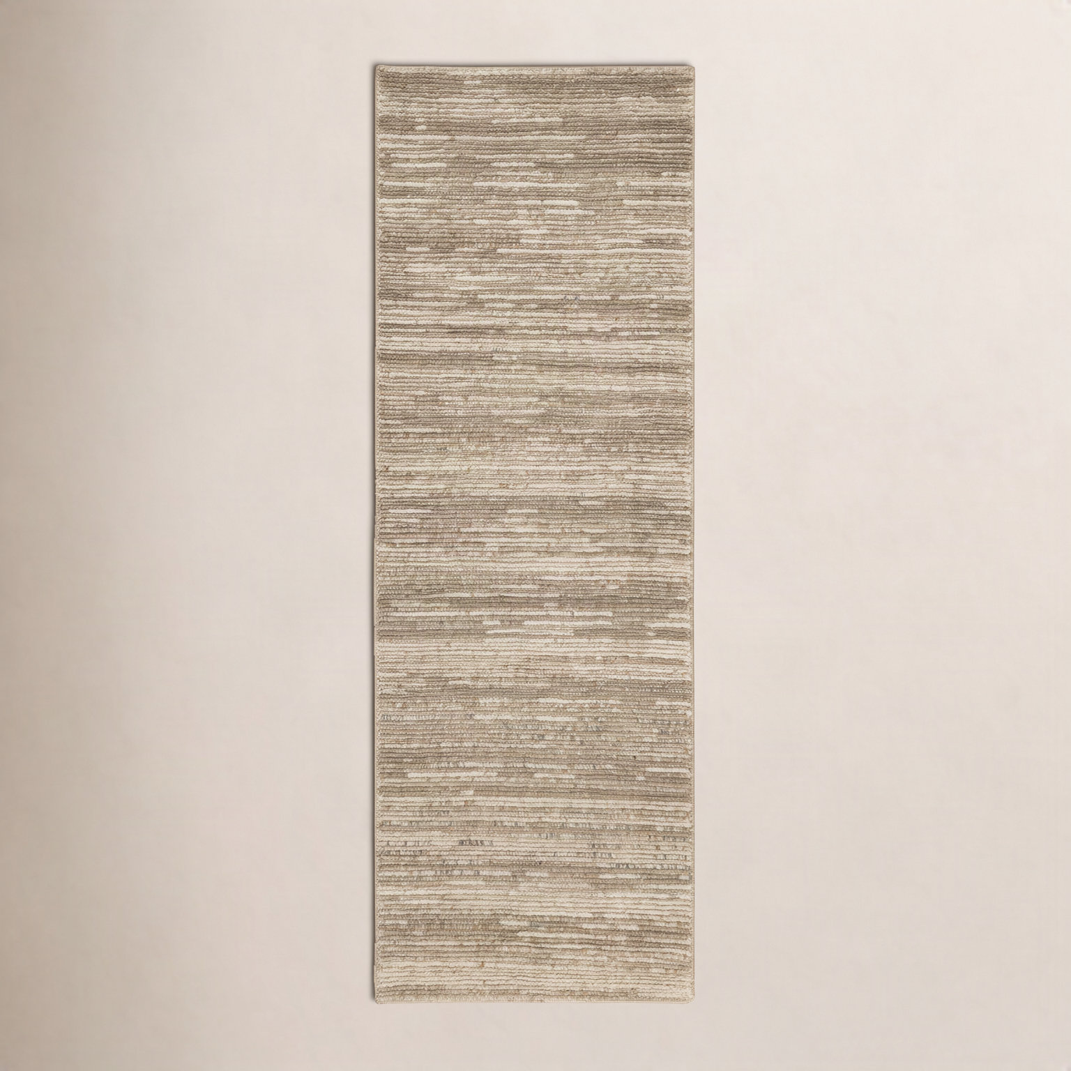 Ailey Hand-Knotted Abstract Wool Rug, Runner: 2'6"x8'