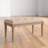 Dahlonega Linen Upholstered Bench