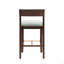 Tabouret de comptoir en chenille Evalyn-532100132