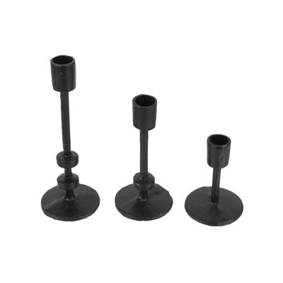 Iron Tabletop Candlestick