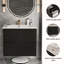 Meuble-lavabo moderne 24 po avec évier et tiroirs en céramique-347257491-347257493