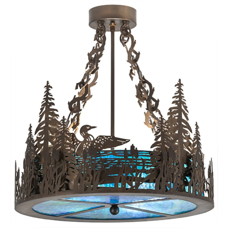 Loon 4 - Light Semi Flush Mount