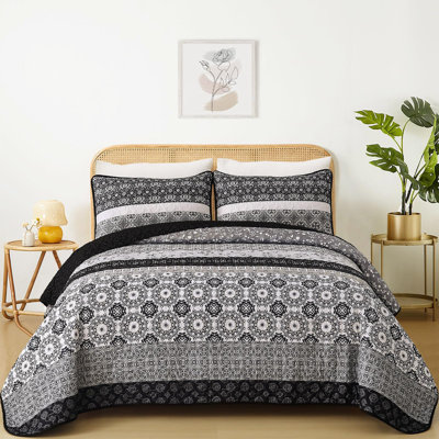 Ensemble de 3 ensembles de courtepointe Boho