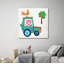 « jolie farm porc », peinture sur toile tendue-523170794