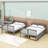 Full-Over-Full Bunk Bed With Under-Bed Storage Drawers And Guardrails-847185468