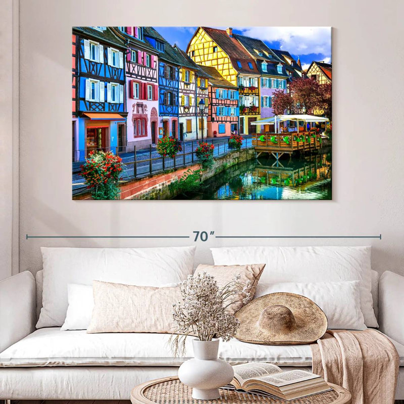 Lilie French Village, H 34 po x l 51 po