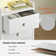 Nightstand With Outlets & LED Lights, End Table With3 Drawers & 2-Tier Open Shelf, Bedside Table For Bedroom