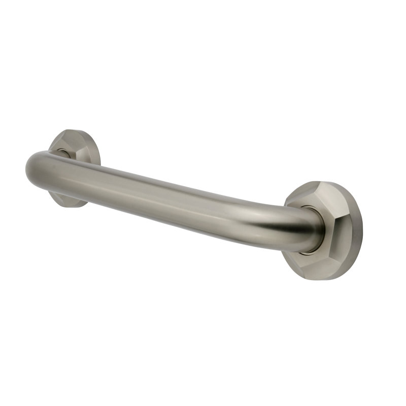 Made to Match Hexagon Grab Bar, 30", Polished Chrome