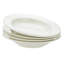Waterside Professional Alumina White Porcelain Classic Rim Pasta Bowls