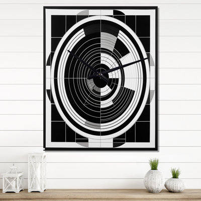 Horloge murale moderne Bauhaus