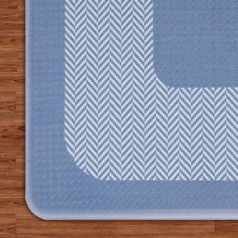 Tapis de cuisine Chef Gear Hettie, 32"L x 18"H, Bleu