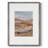 Painted Desertscape Framed Print - Solid Wood